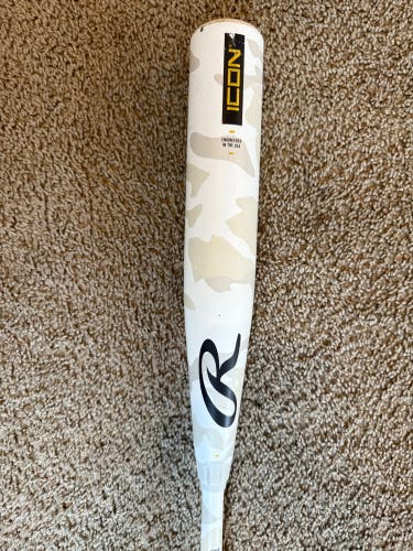 2025 Rawlings Icon Composite USSSA Certified Bat (-8) 22 oz 30" (Used)
