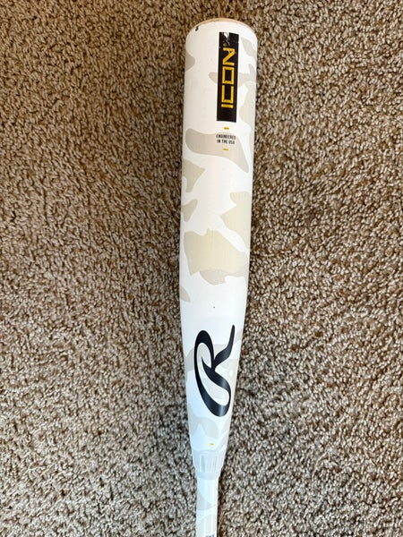 2025 Rawlings Icon Composite USSSA Certified Bat (-8) 22 oz 30" (Used)