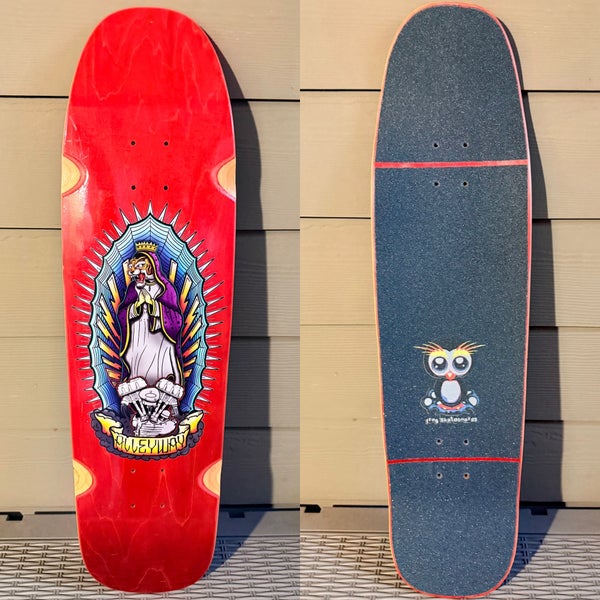 Alleyway “Tiger” Skateboard Deck - Measures 9.0” x 33.25” With 15.25” Wheelbase