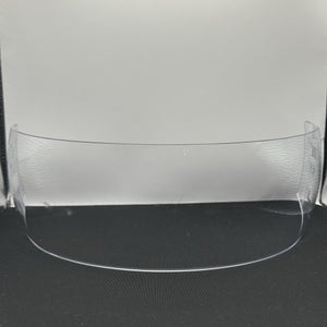 Bauer Pro Stock Hockey Helmet Straight Cut Visor Half Shield Decal Residue 3