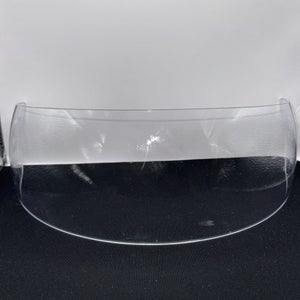 Bauer Pro Stock Hockey Helmet Straight Cut Visor Half Shield Decal Residue 4