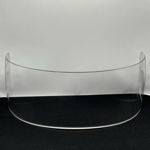 CCM Pro Stock Hockey Helmet Straight Cut Visor Half Shield No Decal 2