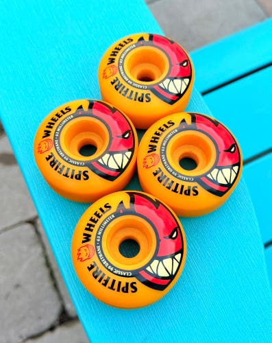 Spitfire Wheels Big Head Skateboard Wheels Classic 99 Urethane 63mm Custom Dyed