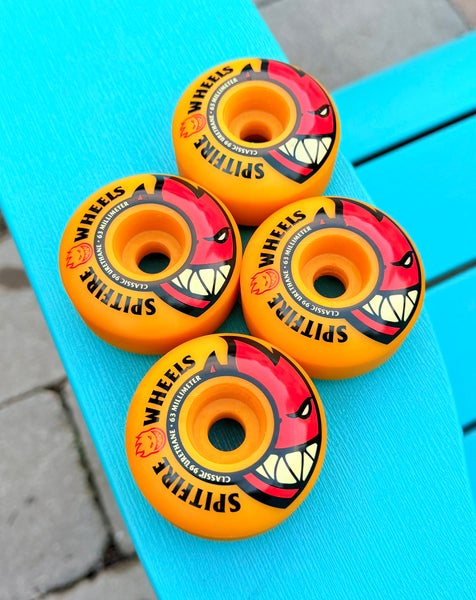 Spitfire Wheels Big Head Skateboard Wheels Classic 99 Urethane 63mm Custom Dyed