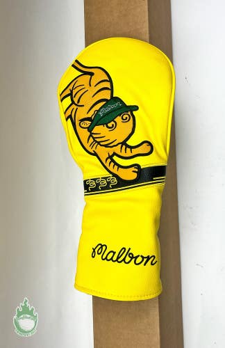 Pre Owned Malbon "Tiger" Yellow Driver Headcover