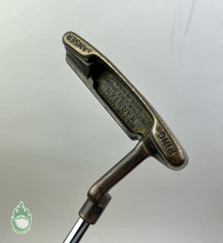 Used RH Ping Karsten Phoenix Anser 35" Putter Steel Golf Club Super Stroke Grip