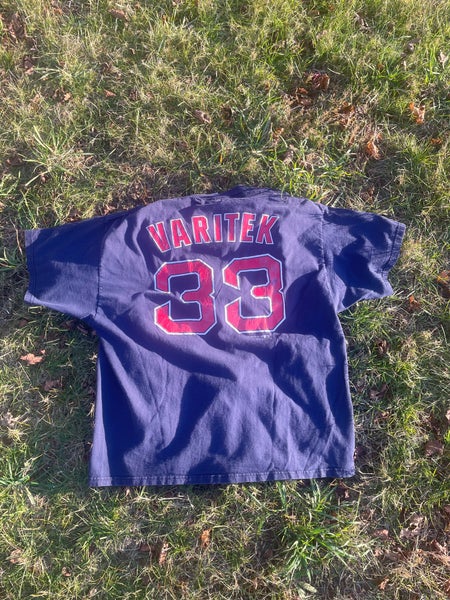 Blue XXL Men's Boston  Red Sox captain Jason Varitek T Shirt (Used)