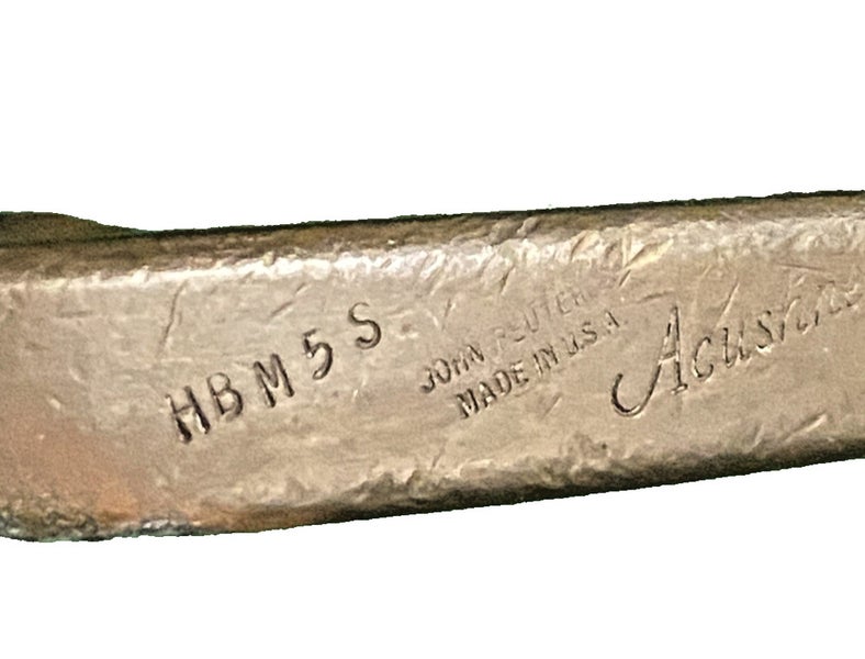 Acushnet Bullseye HB M 5 S Putter John Reuter Jr. RH Fluted Steel 34.5 Nice Grip