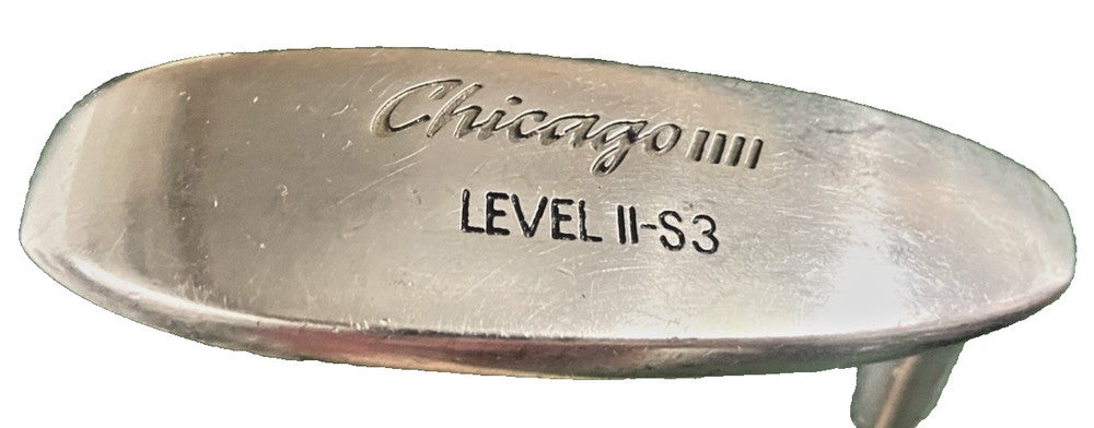Chicago Golf Level II S3 Napa Blade Putter RH Steel 36 In Vintage Grip Nice Feel