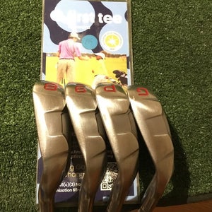 Cobra Left Handed Baffler Red Irons Set (8-PW-GW) Regular 53g Graphite Shafts