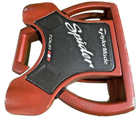 TaylorMade Tour Red Spider Mallet Putter RH Steel 34" New Oversize Grip HC Sweet