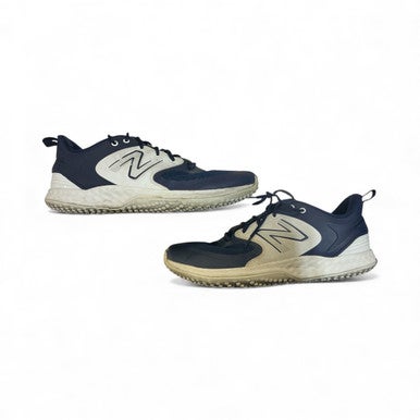 Used New Balance TURF SHOES BB/SB Cleats Navy Blue Senior 15 11873-S000213697