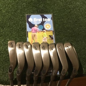 Callaway Left Handed Steelhead X-14 Irons Set (6-PW-GW-SW-LW) Regular R300 Steel