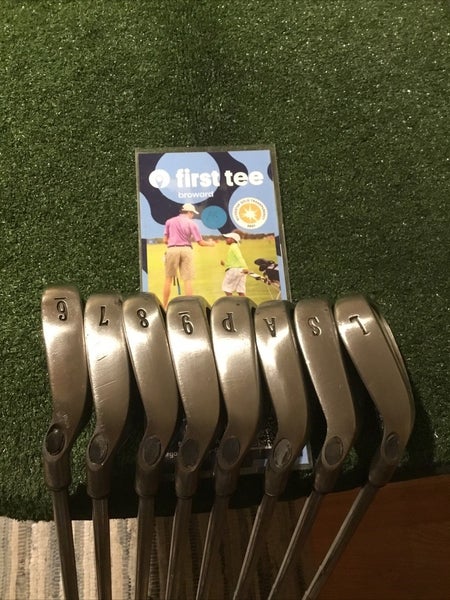 Callaway Left Handed Steelhead X-14 Irons Set (6-PW-GW-SW-LW) Regular R300 Steel