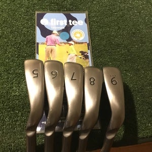 Ping Left Handed Ladies G Le Black Dot Irons Set 5-9 Irons ULT200 Graphite +1/2