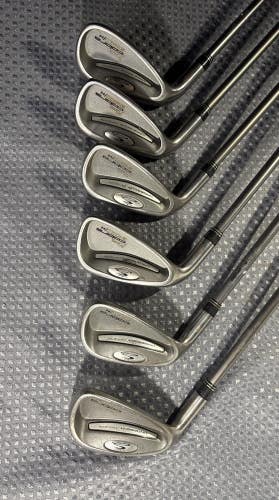 Used King Cobra 3100 I/H Iron Set 6-PW + GW  Left Handed Graphite Stiff