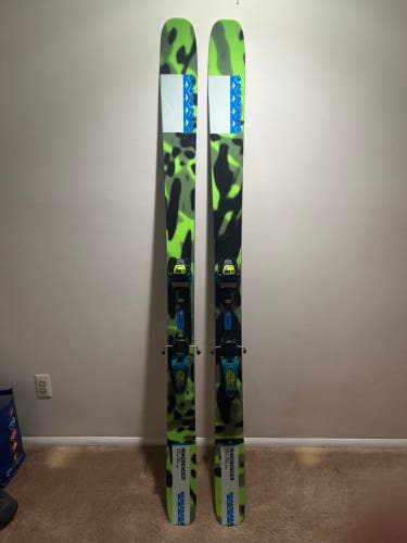 Men's K2 Mindbender 193 cm All Mountain Skis With Bindings Max Din 13 (Used)