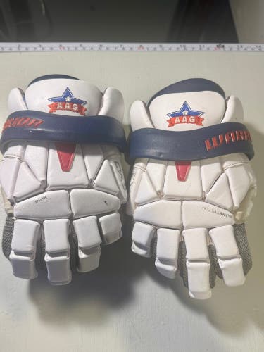 Youth Warrior Lacrosse Gloves Small (Used) all American Issue