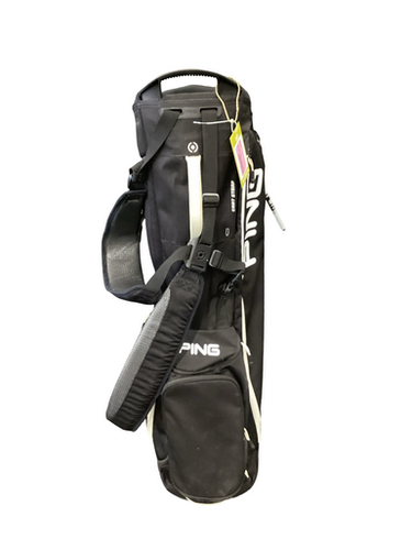 Used Ping HOOFER LITE Mens Stand Bag Black 11613-S000171926
