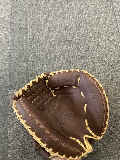 Used Rawlings PREMIUM SERIES BB/SB Catchers RH Throw Brown 32 1/2" 11614-S000225478