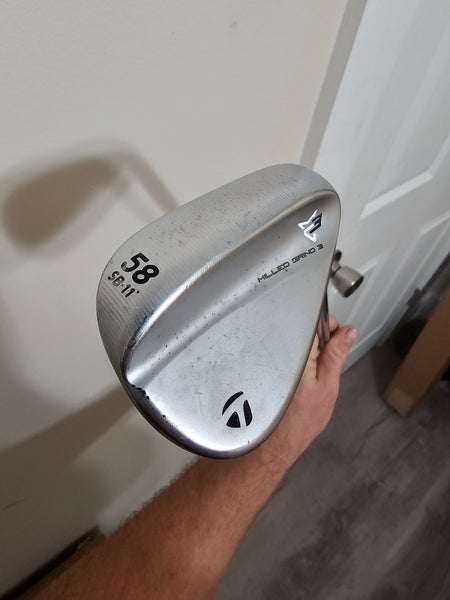 Men's TaylorMade Milled Grind 3 Satin Chrome MG3 Right Handed Wedge 58°