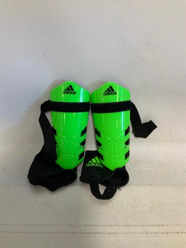 Used Adidas Soccer Shin Guards Junior Green SM 11823-S000035962