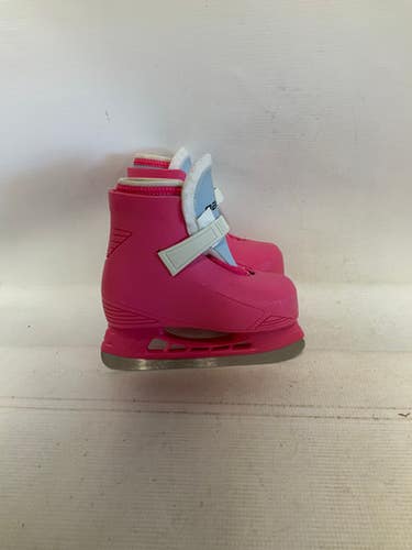 Used Bauer PINK STARBURST 8/9 Girls Softboot Skate Pink Youth 08.0 11823-S000035964
