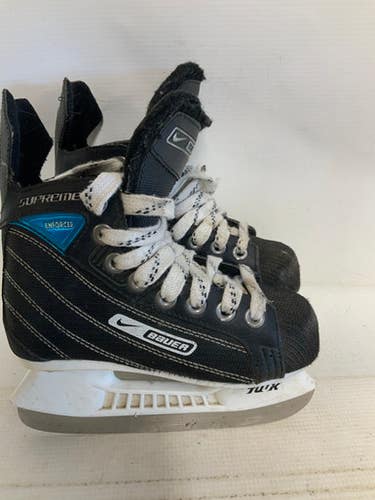Used Bauer SUPREME ENFORCER Youth Hockey Skate Youth 11.0 11823-S000035956