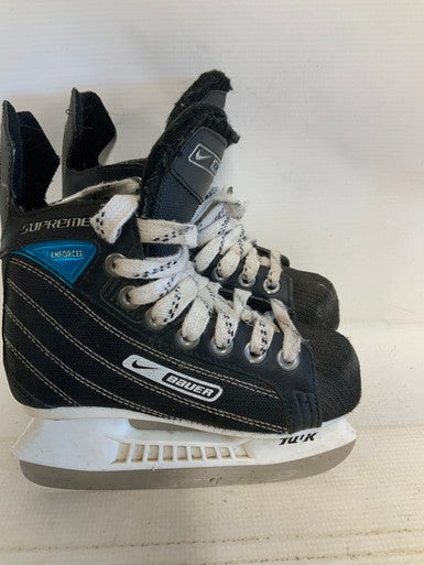 Used Bauer SUPREME ENFORCER Youth Hockey Skate Youth 11.0 11823-S000035956
