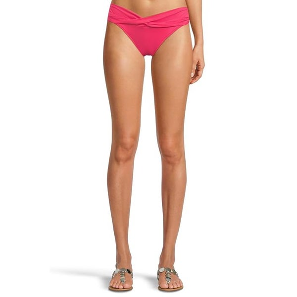 Seafolly Collective Twist Band Hipster Women's 14 Raspberry Swimwear TLW633