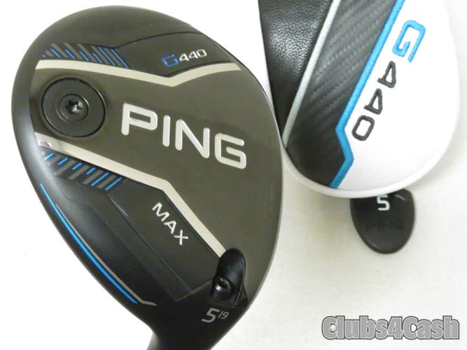 PING G440 Max Fairway 19  5 Wood Mitsubishi Tensei 1K Black 75 Stiff +Cover