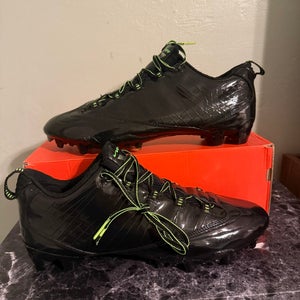 Men's Size M 13 Nike Low Top Zoom Vapor Carbon Fly TD CUSTOM ALL BLACK