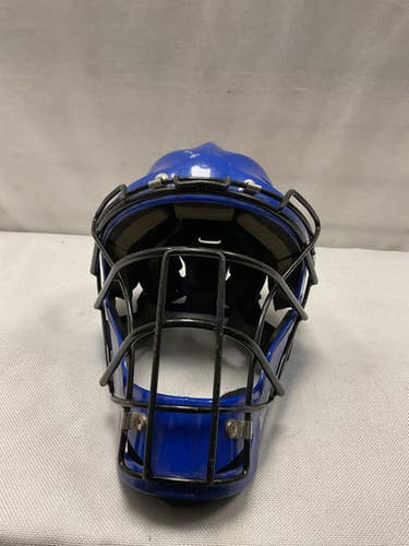 Used Wilson CATCHERS MASK Catchers Helmet w/Mask Royal Blue One Size 11490-S000267211