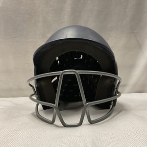 Used Victus 6 1/2 - 7 1/2 Batting Helmet w/Mask Navy Blue One Size 11490-S000267198