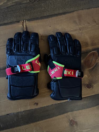 Arctica Padded Ski Race Gloves with Leki Trigger Straps (Men's Medium)