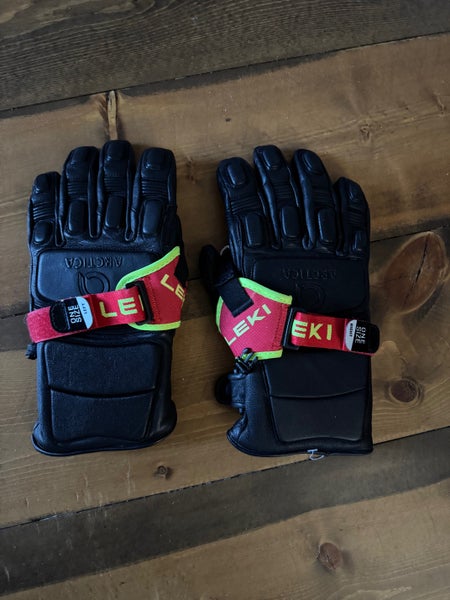 Arctica Padded Ski Race Gloves with Leki Trigger Straps (Men's Medium)
