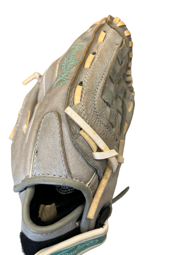 Used Rawlings SURE CATCH 11 1/2 BB/SB Glove RH Throw Grey 11 1/2" 11682-S000123742