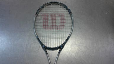 Used Wilson TITANIUM Adult Tennis Racquet Navy Blue 4 5/8" 11339-S000196537