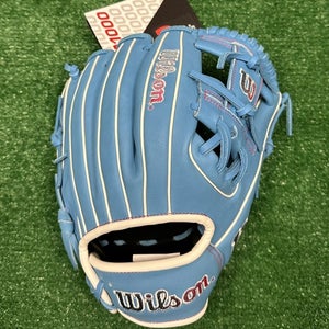 Wilson A1000 11.5" 1786 Infield Baseball Glove Sky Blue A10RB261786
