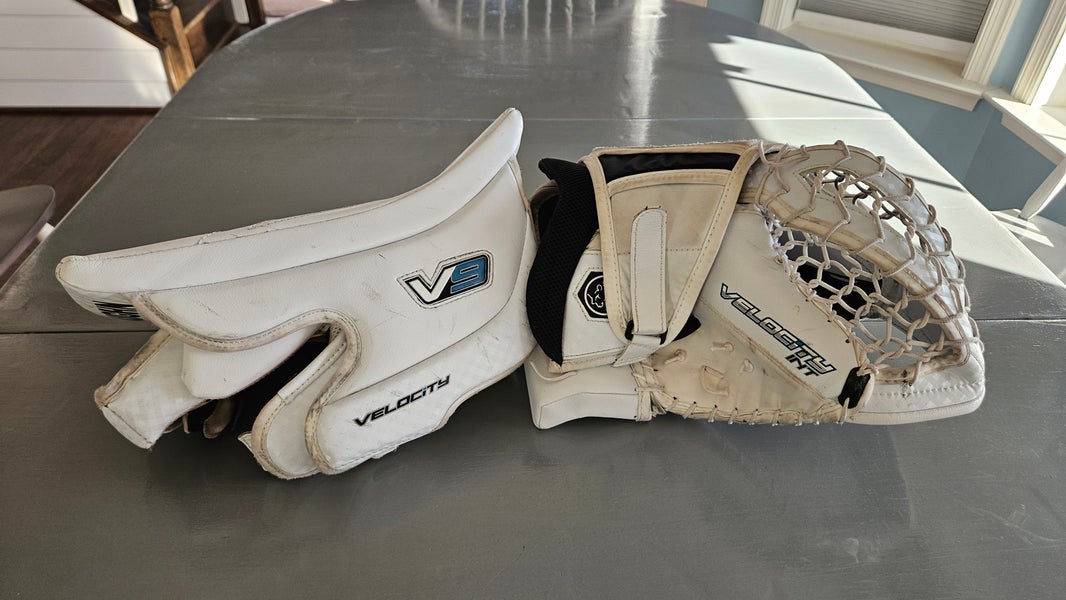 Vaughn Velocity V9 Glove & Blocker combo (Used)