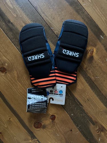 Shred Ski Race Protective Padded Race Mittens XL (New)