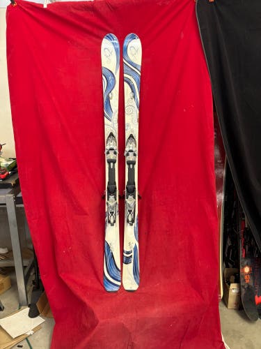 Skis: K2 156 cm All Mountain Skis With Bindings (Used)