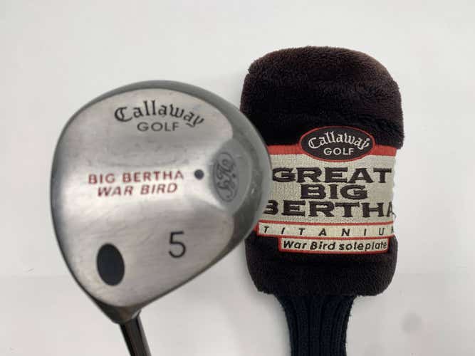 Callaway Big Bertha Warbird 5 Fairway Wood 18* RCH 96 Regular Mens LH HC