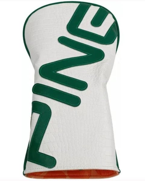 PING Heritage Premium Driver Cover Headcover White/Green Limited Edition NEW!