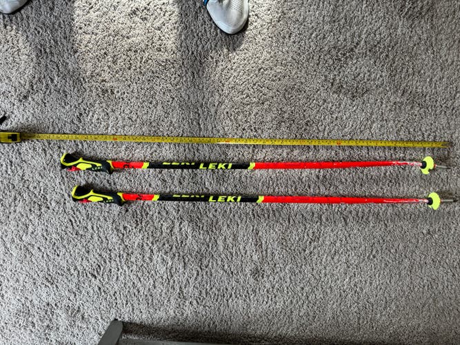 42in (105cm) Leki World Cup Lite SL Ski Poles (Used)