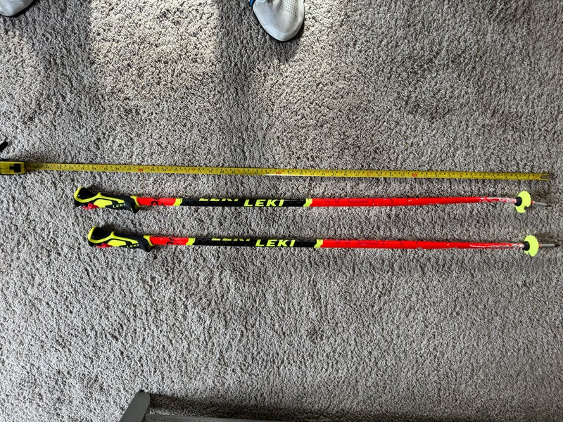 42in (105cm) Leki World Cup Lite SL Ski Poles (Used)