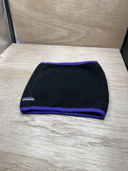 Vintage Patagonia Unisex Black/Purple Fleece Neck Warmer Gaiter One Size