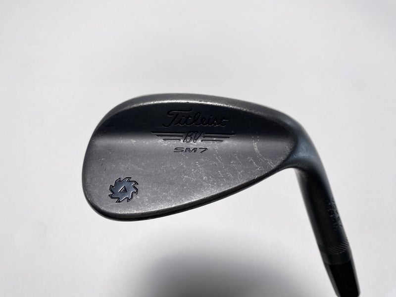 Titleist Vokey SM7 Jet Black Sand Wedge SW 54* 10 Bounce S-Grind Wedge Mens RH