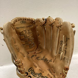 Used Rawlings RBG90 BB/SB Glove RH Throw Brown 11" 11725-S000493913