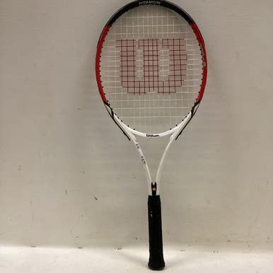 Used Wilson ROGER FEDERER 25 Junior Tennis Racquet Red 25" 11725-S000494265